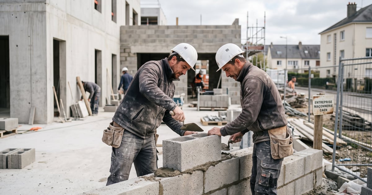 Trouver la bonne entreprise de maçonnerie à Caen : votre guide local
